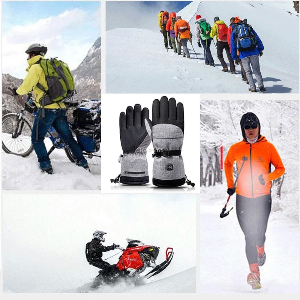 Heated Skiing Waterproof Glove - đánh giá và giá Touch Screen Gloves