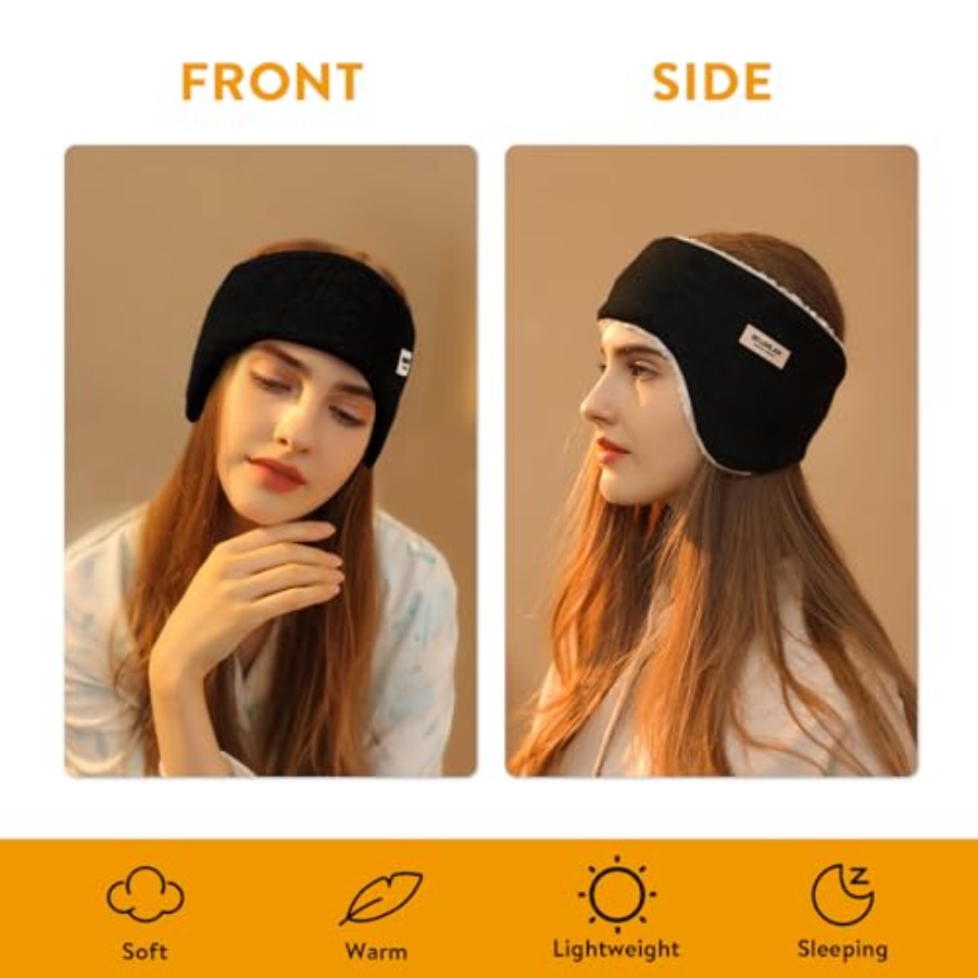 Ear Warmer Fuzzy Fleece Lined  - đánh giá và giá Fleece Ear Warmer Band