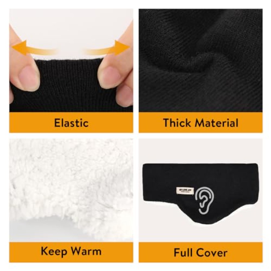 Ear Warmer Fuzzy Fleece Lined  - đánh giá và giá Fleece Ear Warmer Band