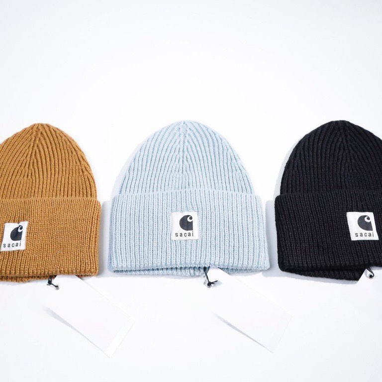 Vuu Sacai Collaborative Patchw - đánh giá và giá Knit Beanie Hat Warm