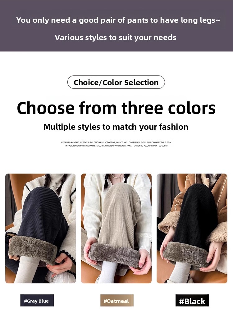 Thiened Corduroy Wide Leg Pant - đánh giá và giá Corduroy Pant Warm
